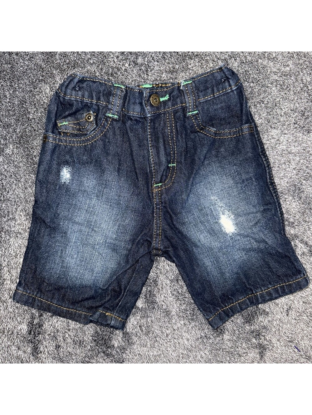 WRANGLER BOY'S DENIM SHORTS SIZE 3T REGULAR ADJUSTABLE STRAP